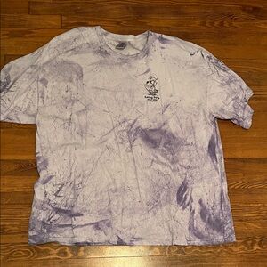 Purple Tie-Dye Graphic T-Shirt